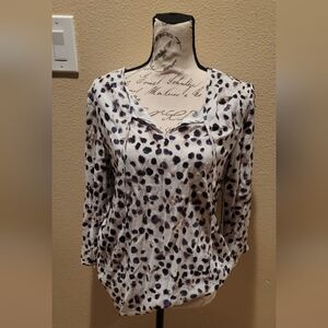 Leopard Print Women's Top